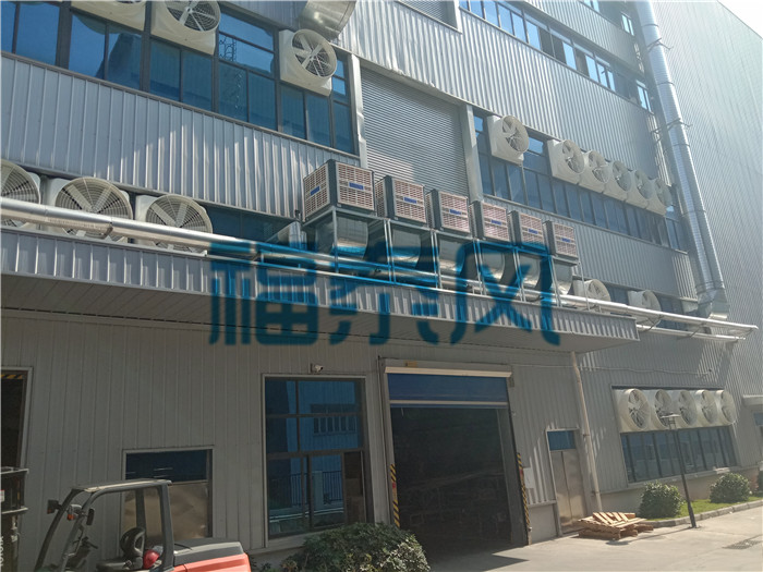 CNC工厂车间降温_铣床机械设行业通风降温方案